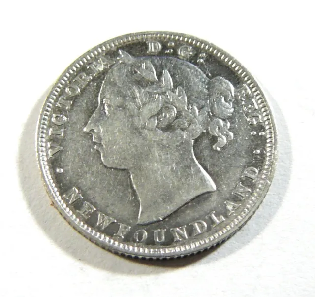Canada NewFoundland 1890 Silver 20 cents