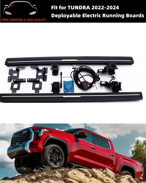 FIT FOR TUNDRA 20222024 Deployable Electric retractabe Running Boards