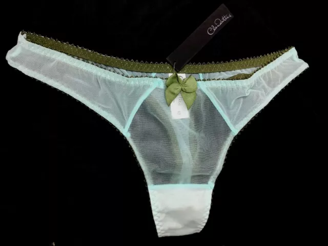 Claudette Dessous Thong Bikini Panty Briefs Sexy Lingerie Panties Seafoam Khaki