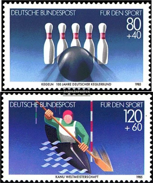 BRD (BR.Deutschland) 1238-1239 (kompl.Ausgabe) postfrisch 1985 Sport