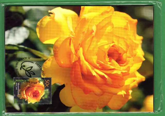 Australia 2003 Blooms - Australian Cultivars Maxi Cards Set 5 Sealed