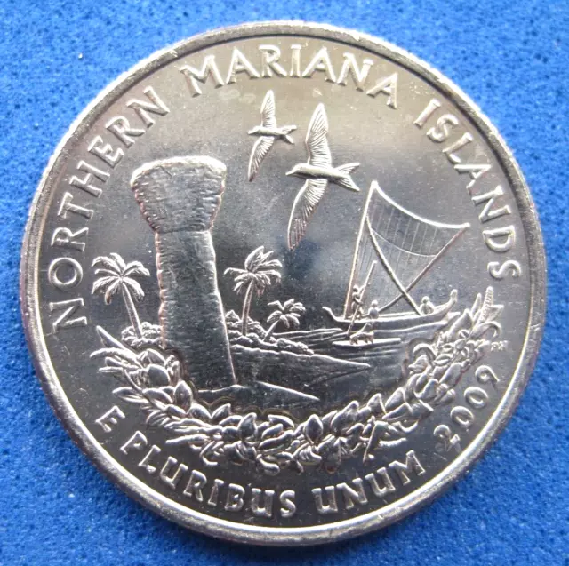 Northern Mariana Islands . 2009-P . B/Unc  "Territories"  Quarter Coin