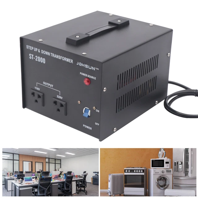 NEW 2000W STEP Up/Down Heavy Duty Electrical Power Voltage Converter