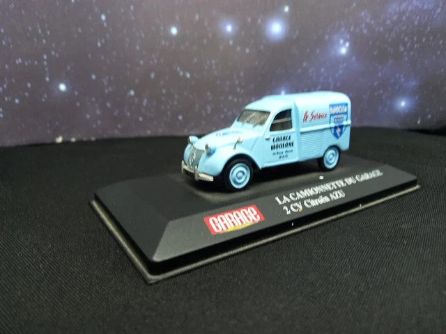HACHETTE IXO NOREV La camionnette Du Garage Citroën 2 CV Azu 1/43