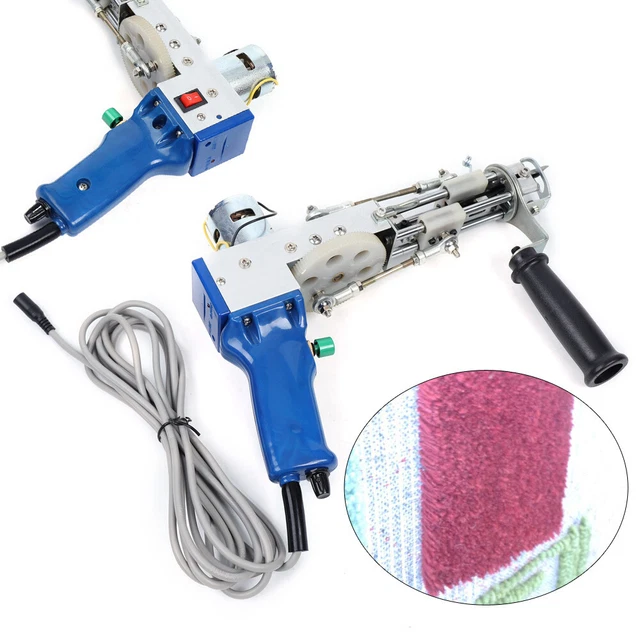 220V Elektrischer Teppich Tufting Gun Cut Flor Teppichweberei Flock Langlebig