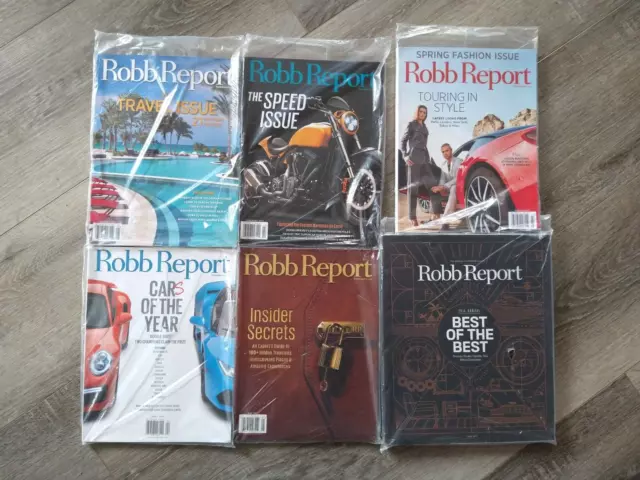 Robb Report JAN FEB MAR APR MAY JUN JUL AUG SEP OCT NOV DEC 2017 ~ 12 issues