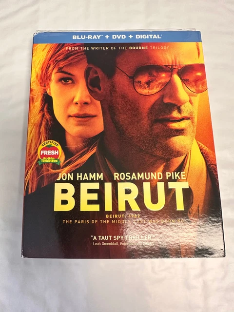 BEIRUT BLU-RAY DVD Combo Pack Jon Hamm Rosamund Pike Factory