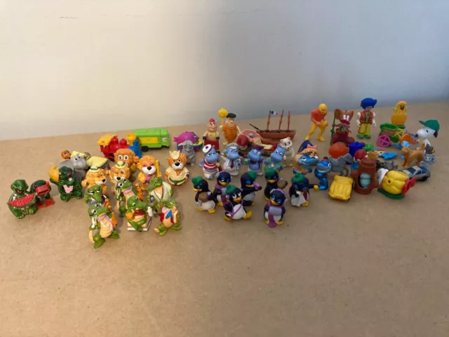 VINTAGE FERRERO KINDER Egg Toys Over 60pcs Terrapins Penguins Lions Crocodiles 44.99 PicClick UK