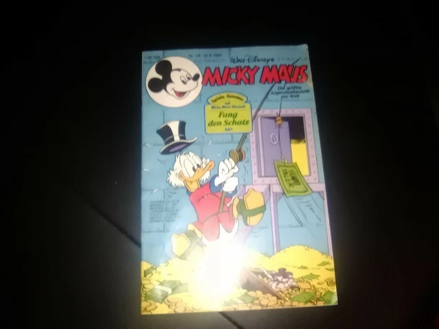 Micky Maus Nr. 34 / 19.08.1980 mit Beilage und Schnipp / guter Zustand 