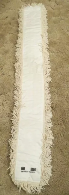 Lot of 8 New Commercial Grade Infinity Twist Dry Dust Mop Head 60" x 6" 3A06