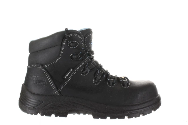 Avenger Womens A7127 Framer Black Work & Safety Boots Size 8 (Wide) (1414295)