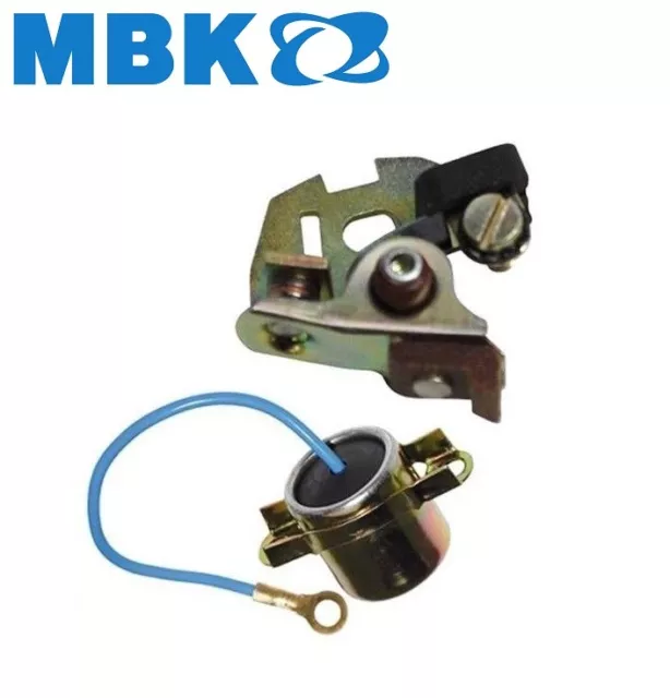 Rupteur + Condensateur Mbk 41 51 Motobecane Motoconfort Vis Platinees Mobylette