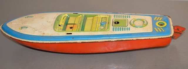 JOUET ANCIEN ARNOLD 2030 Germany Bateau Jouet Rameur