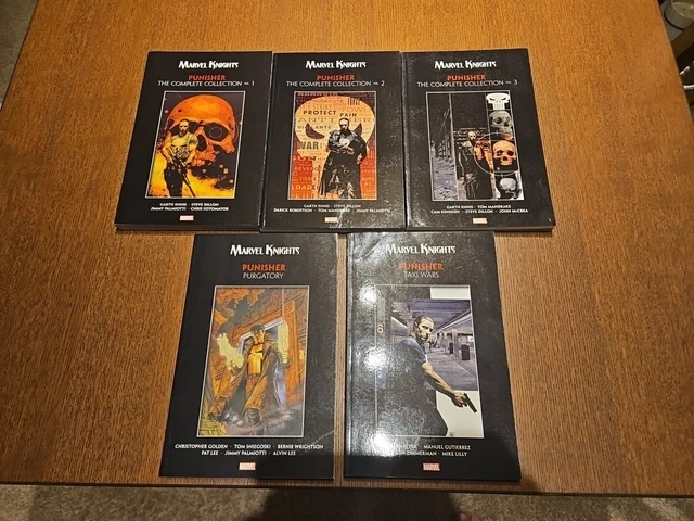 Marvel Knights Punisher by Garth Ennis: The Complete Collection 1-3 Lot