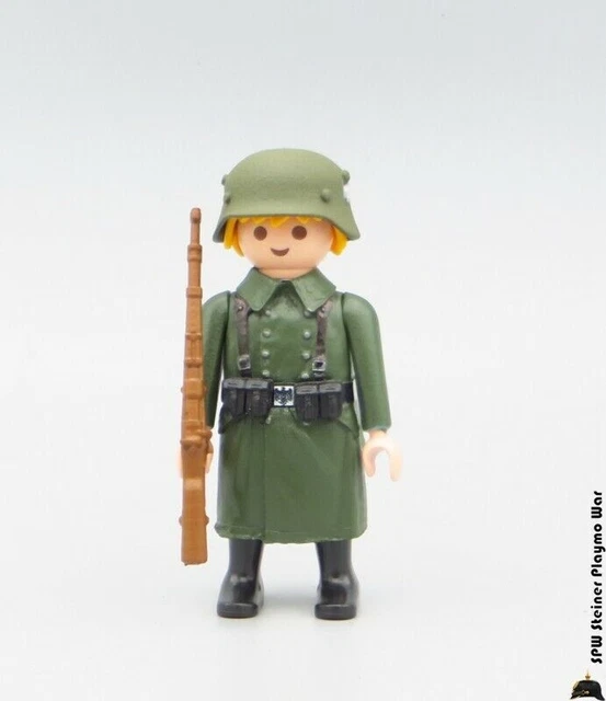 PLAYMOBIL Custom WW2 SOLDADO EJÉRCITO Americano USA Fusil BAR militar guerra acw