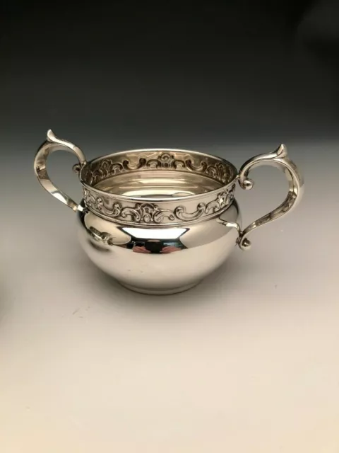 Strasbourg by Gorham  Sterling Silver Creamer and Sugar Bowl #1133 3