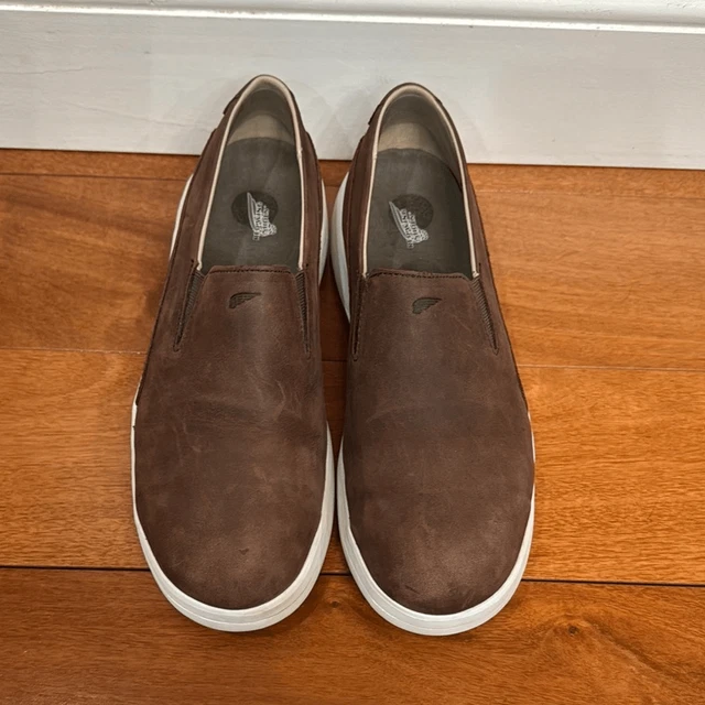 Red Wing 6705 Safety Toe Slip on Work Shoes Mens 8.5ee EUR 41.5 Brown Leather RED WING SHOES #4054 Brown Leather Safety Loafers Slip-on  main image 3