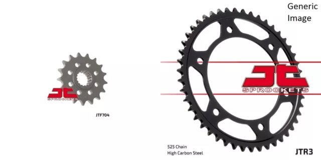 JT SPROCKETS Front and Rear Steel Sprocket Kit for OffRoad BMW F650 GS 2009-2012