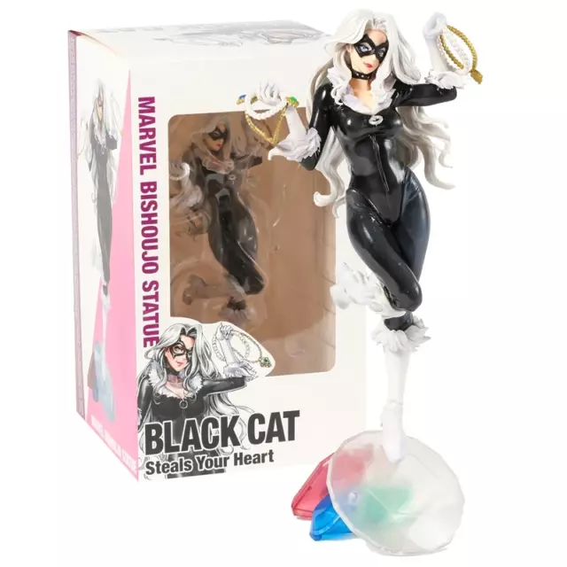 FIGURINE BLACK CAT 25 cm UNIVERS Marvel Felicia Hardy super héroine Bishoujo