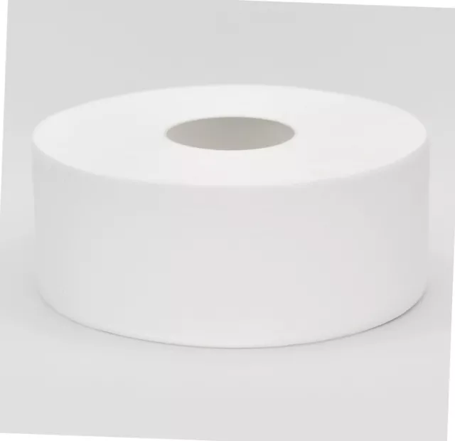 6 Rollen  Jumbo WC Papier 2 lagig Zellstoff hochweiß | Toilettenpapier  300m