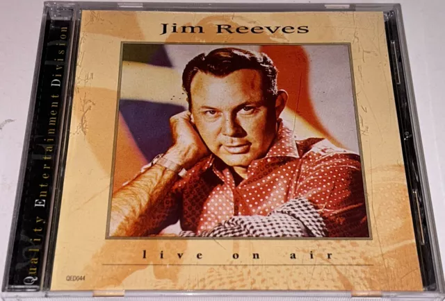 Jim Reeves Live In Air Historic Radio Broadcasts Country Music Album CD 4RR