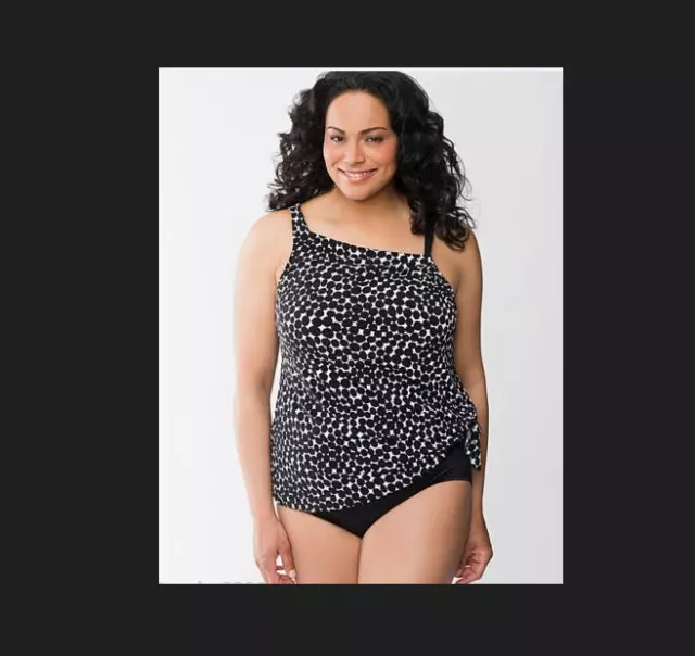 NWT Womens Magic suit Brianna Swim Dress Side slits one piece Swimsuit