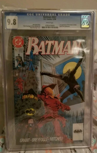 Batman 457 CGC 9.8 1st Tim Drake as Robin