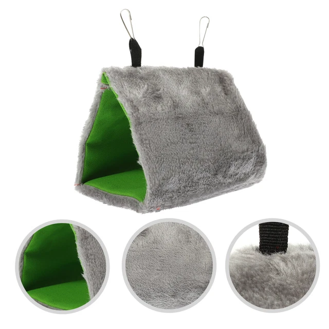 Ropa de cama pequeña decorativa para pájaros que viven hamaca loro para loros aves de invierno