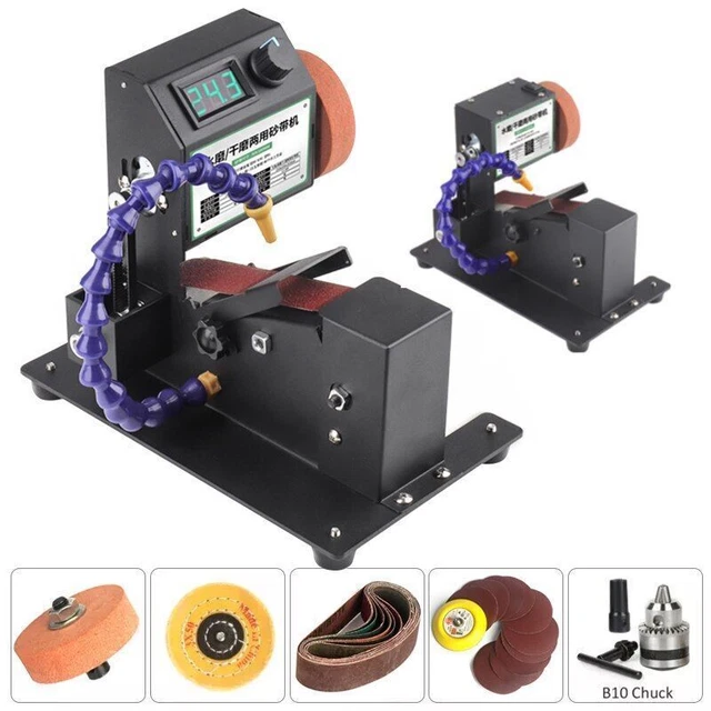 WIDE VOLTAGE HOUSEHOLD Miniature Water Sanding Belt Machine 140.99