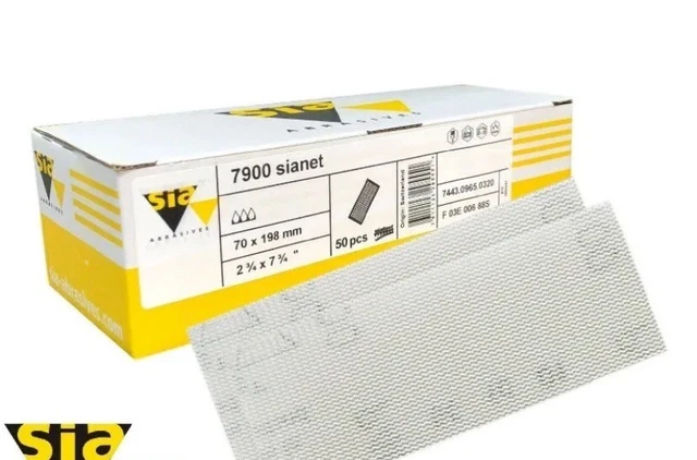 19 x Schleifstreifen Sianet P80 / 70 x 198mm