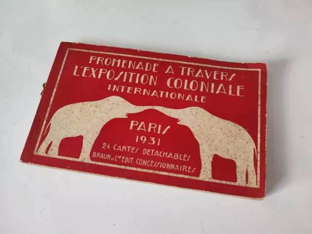 Carnet Carte Postale- Exposition Coloniale 1931 Paris