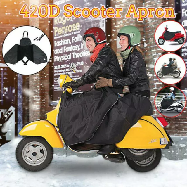 Motorcycle Leg Lap Apron Scooter Winter Thickened Warm Knee Leg Protector Cover