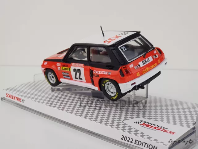 Slot car Scalextric U10411S300 Renault 5 Turbo #22 Scalextric Club 2022 3