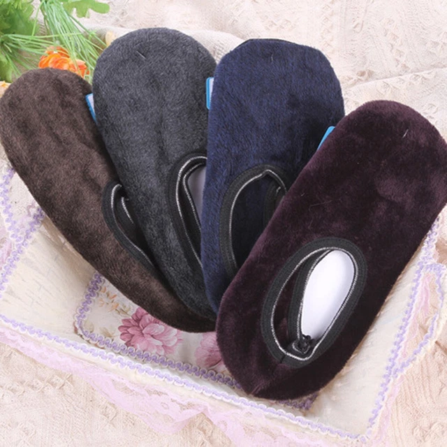 Lot de chaussettes hommes chaussettes couleur unie sol hiver intérieur femmes/h