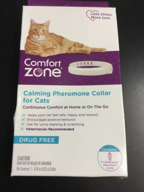 Comfort Zone Calming Pheremone Collar For Cats, Single 3001