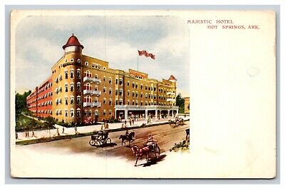 Majestic Hotel, Hot Springs Arkansas AR Postcard