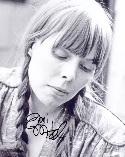 10x8 Photo Personally Autographed by Joni Mitchell & COA