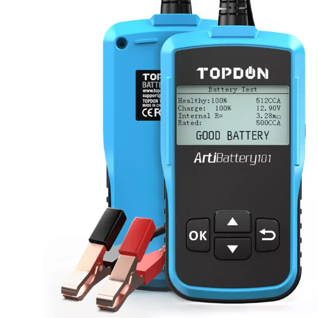 TOPDON AB101 12V Profi Auto Batterietester Batterie Prüfer Diagnose Tester KFZ