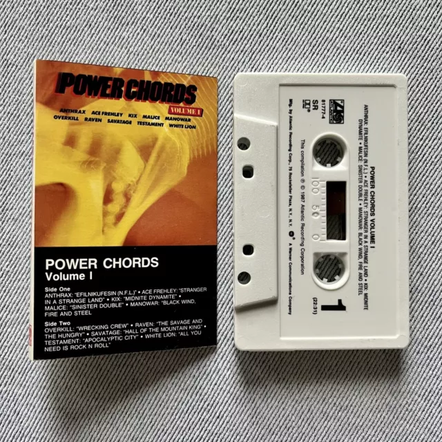 Power Chords Volume 1 - Various 1987 cassette US release free postage