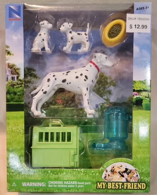 NEW RAY MY Best Friend Dog Show Athlete Plastic realistic toys NIP