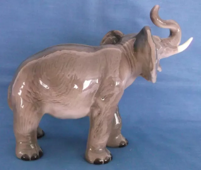 Vintage Melba Ware Elephant Large China Gloss Finish Figure Animal Wildlife Rare 3