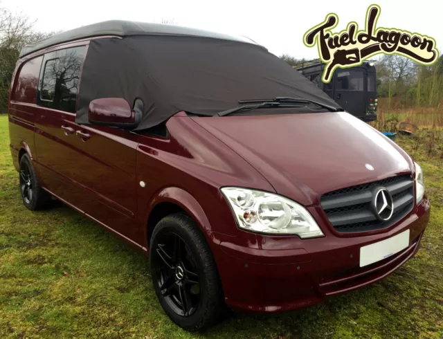 Mercedes Benz Vito 639 Window Screen Cover Black Out Blind Frost wrap DELUXE