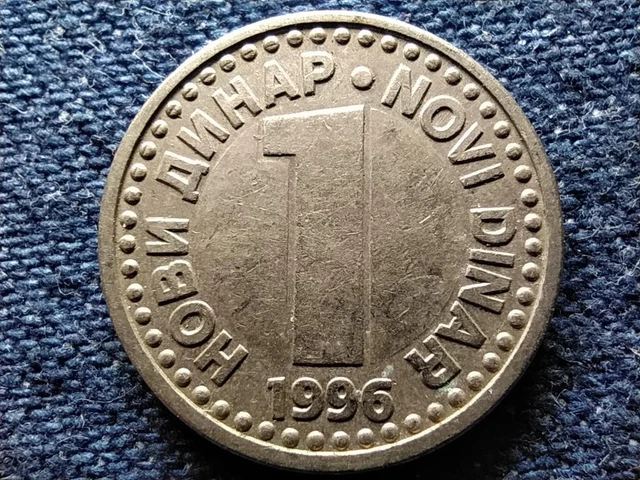 Yugoslavia 1 Novi Dinar Coin 1996