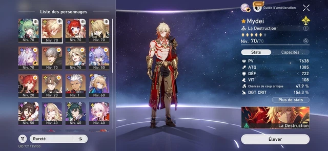 [EU] Code TL35 Honkai Star Rail Avec Seele, Bronya, Jingyuan, Yanqing + LEG Cone – PayPal Uniquement
