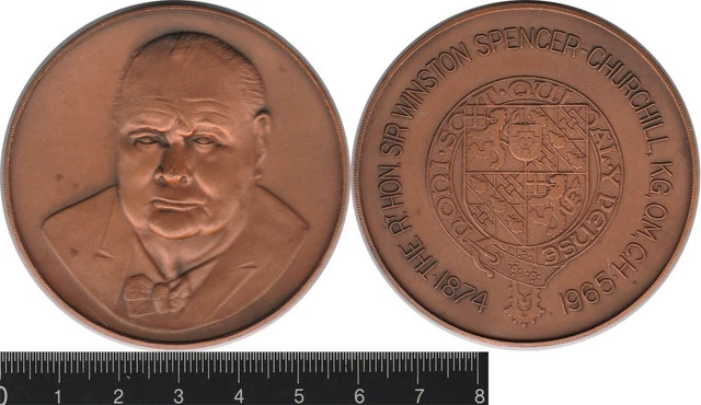 GREAT BRITAIN: 1965 Sir Winston Spencer-Churchill medal $24.63