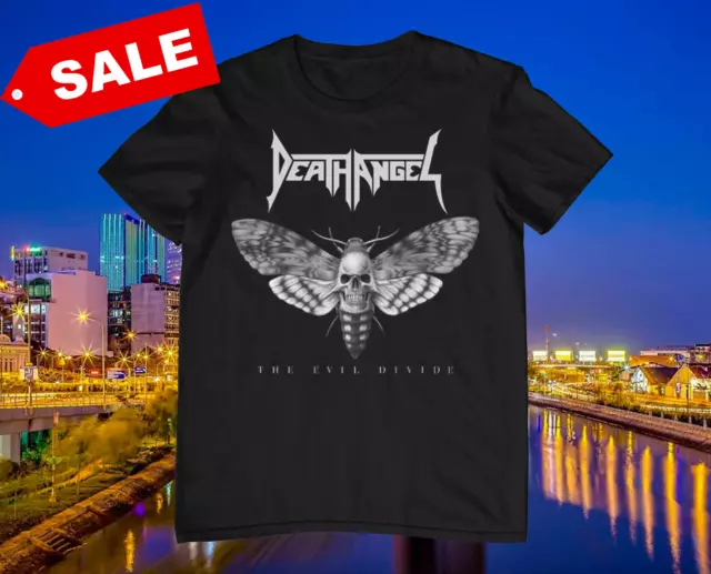 Death Angel The Evil Divide Cotton Black All Size Unisex Tee Shirt MM684
