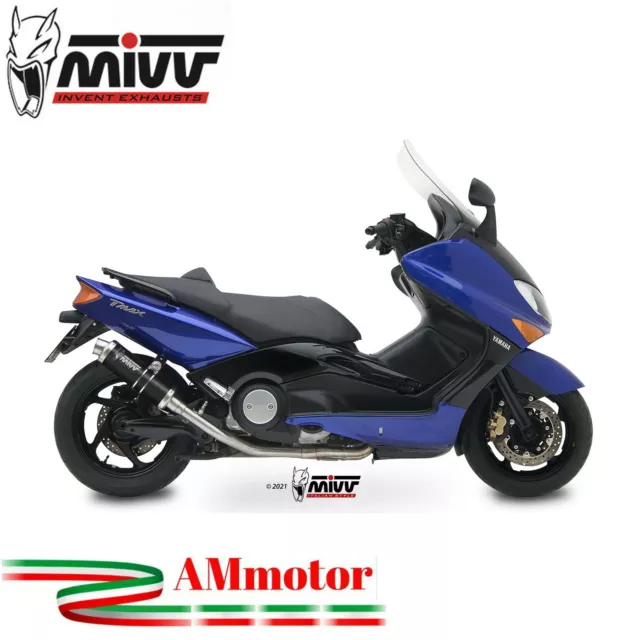 Echappement Complete Mivv Yamaha T-Max 500 2004 Moto Silencieux Gp Noir Scooter