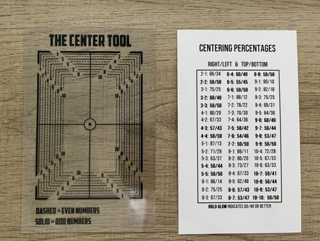 Buy The Center Tool - Card Grading/Centering Tool Online at