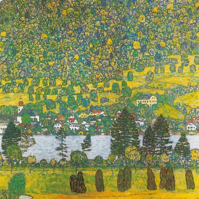 Calendrier Mural 2026 Gustav Klimt - 30x60 Cm, Papier 140g, Multilingue, De Janvier à Décembre