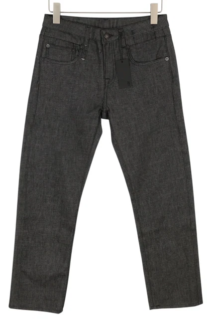 R13:: ジーンズ:27[RESALE] R13 BOY STRAIGHT Women Jeans 27 Vintage Grey Zip Fly Dark